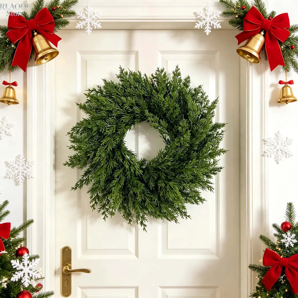 Artificial Evergreen Pine Christmas Wreath