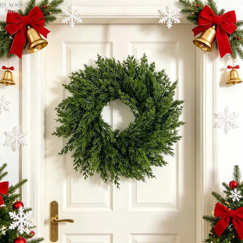Artificial Evergreen Pine Christmas Wreath