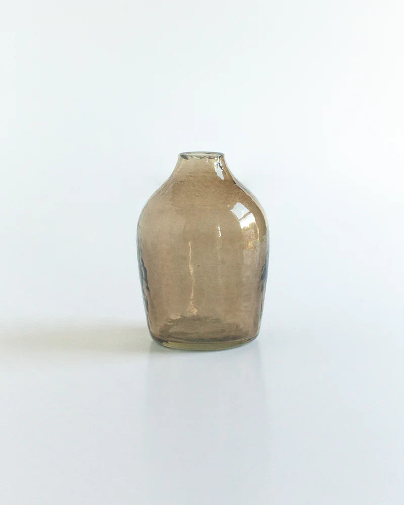 Haley Handblown Hammered Bud Vase-2