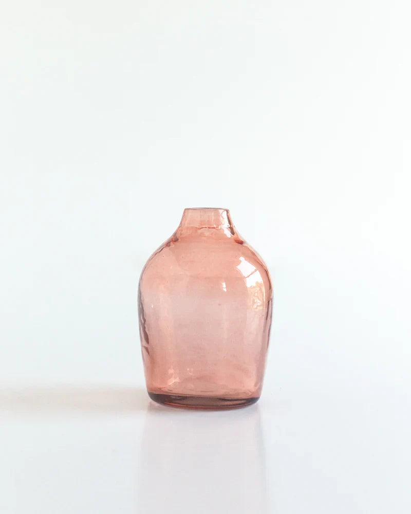 Haley Handblown Hammered Bud Vase-0